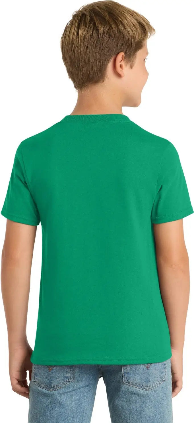 Port & Company Pc55y co Youth Core Blend Tee - Kelly