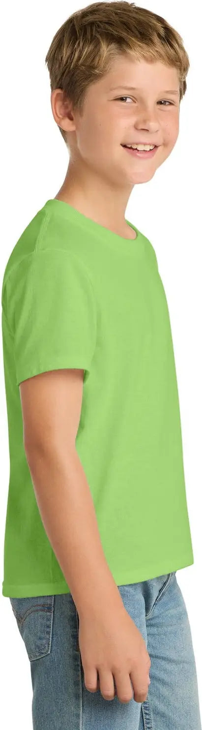 Port & Company Pc55y co Youth Core Blend Tee - Lime