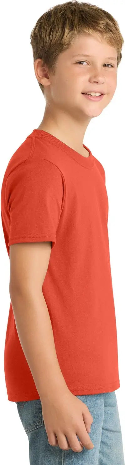 Port & Company Pc55y co Youth Core Blend Tee - Orange