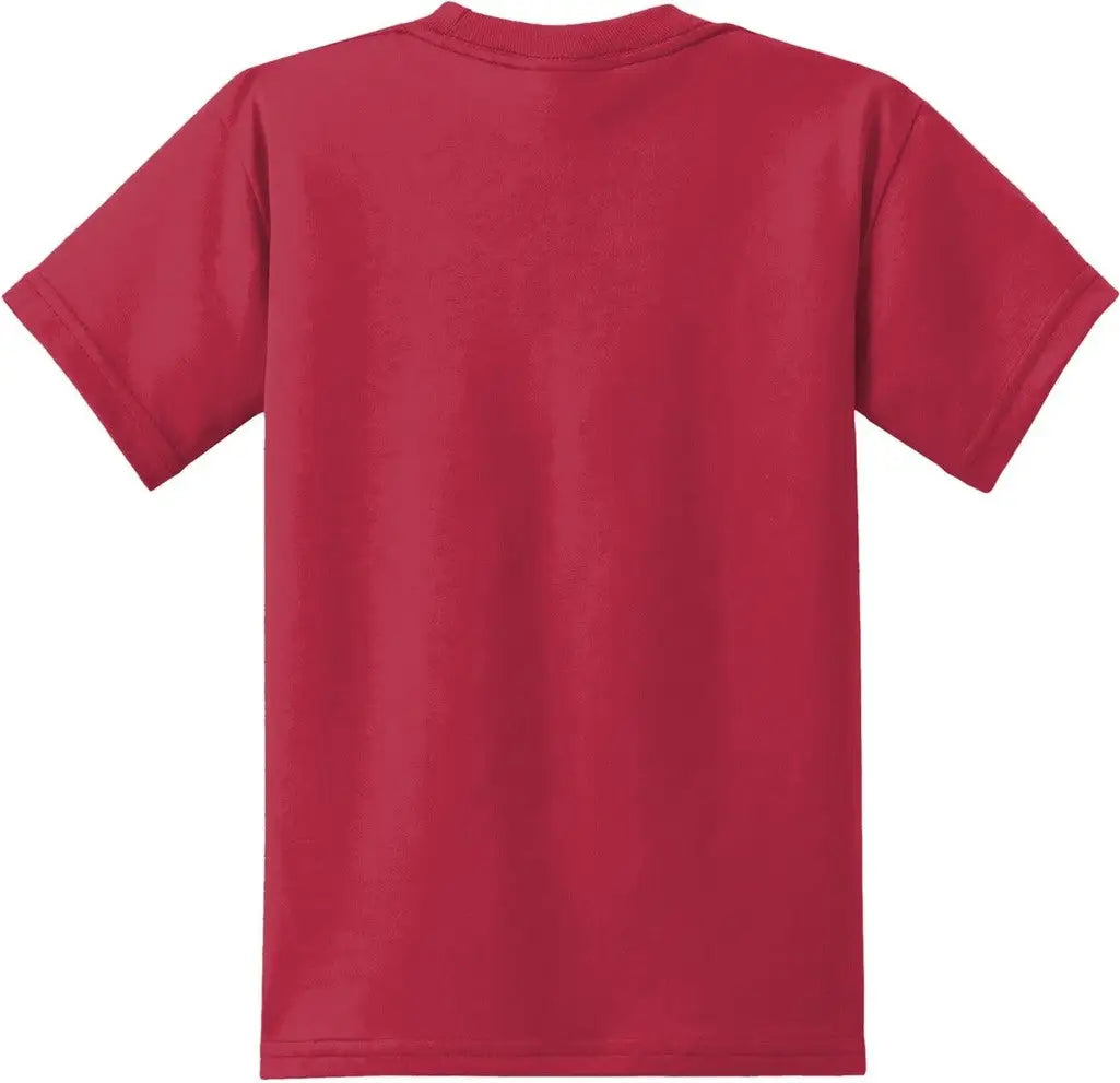 Port & Company Pc55y co Youth Core Blend Tee - Red