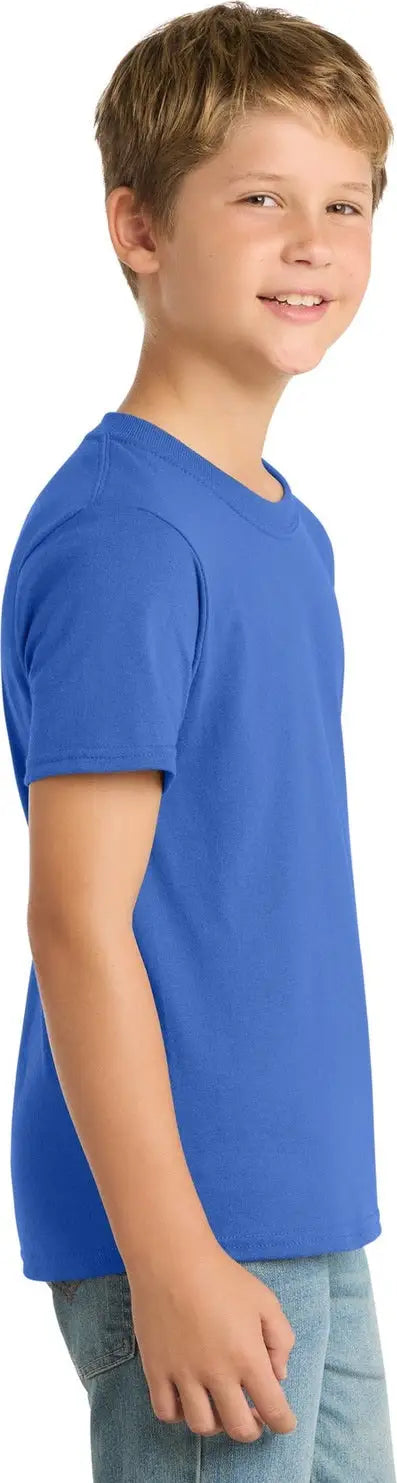 Port & Company Pc55y co Youth Core Blend Tee - Royal
