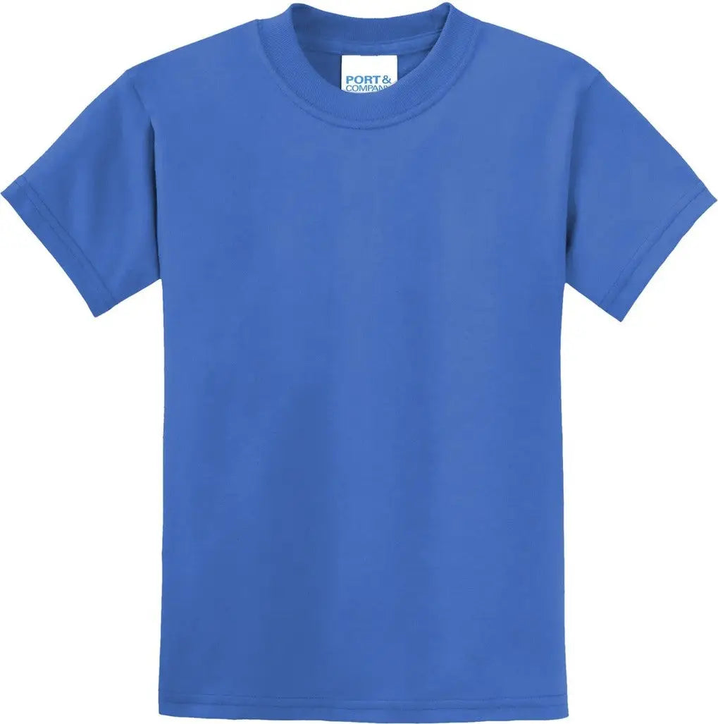 Port & Company Pc55y co Youth Core Blend Tee - Royal