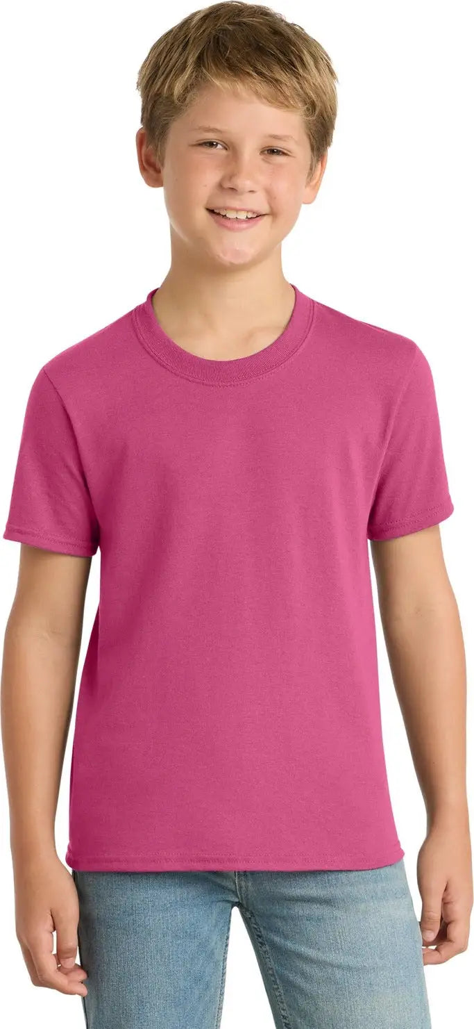 Port & Company Pc55y co Youth Core Blend Tee - Sangria