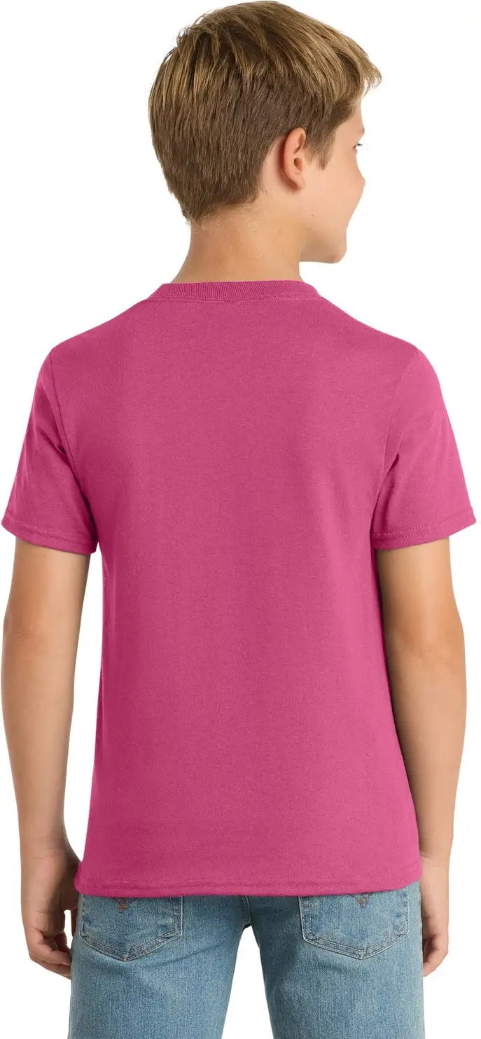 Port & Company Pc55y co Youth Core Blend Tee - Sangria