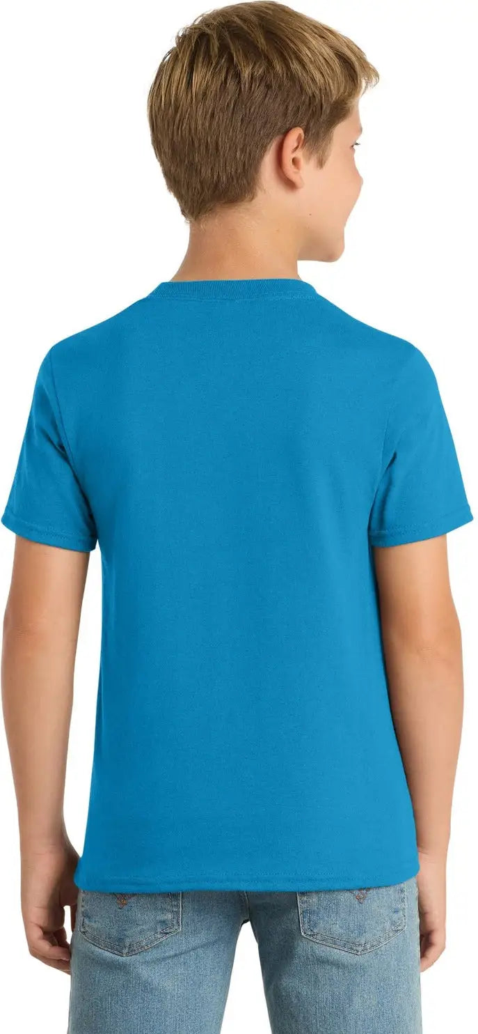 Port & Company Pc55y co Youth Core Blend Tee - Sapphire