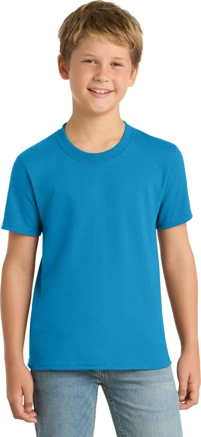 Port & Company Pc55y co Youth Core Blend Tee - Sapphire