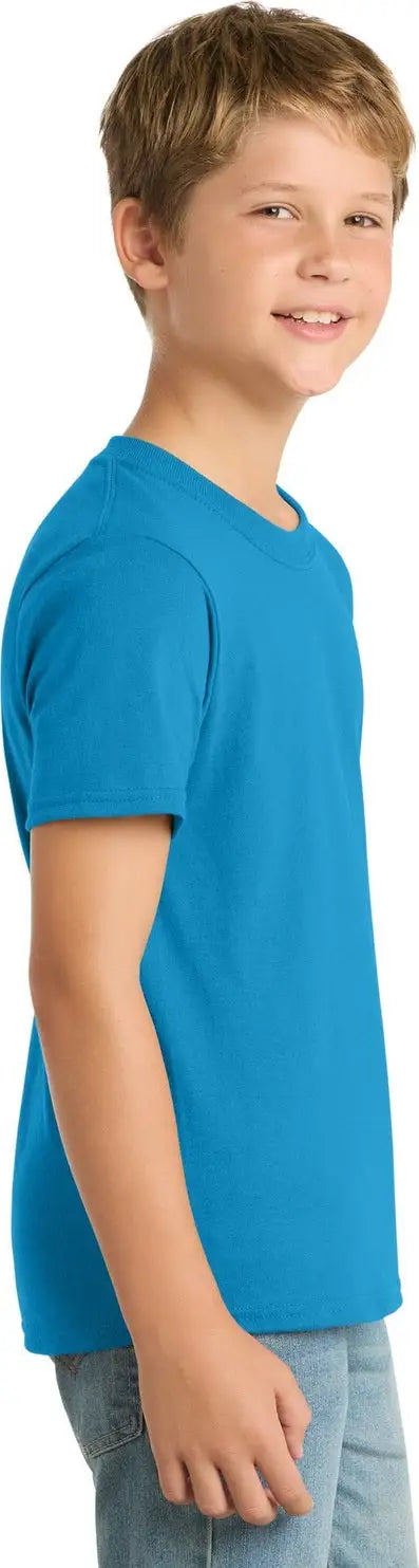 Port & Company Pc55y co Youth Core Blend Tee - Sapphire