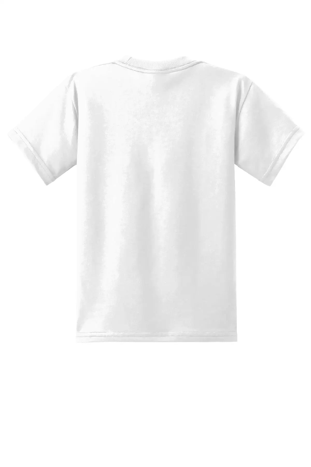 Port & Company Pc55y co Youth Core Blend Tee - White