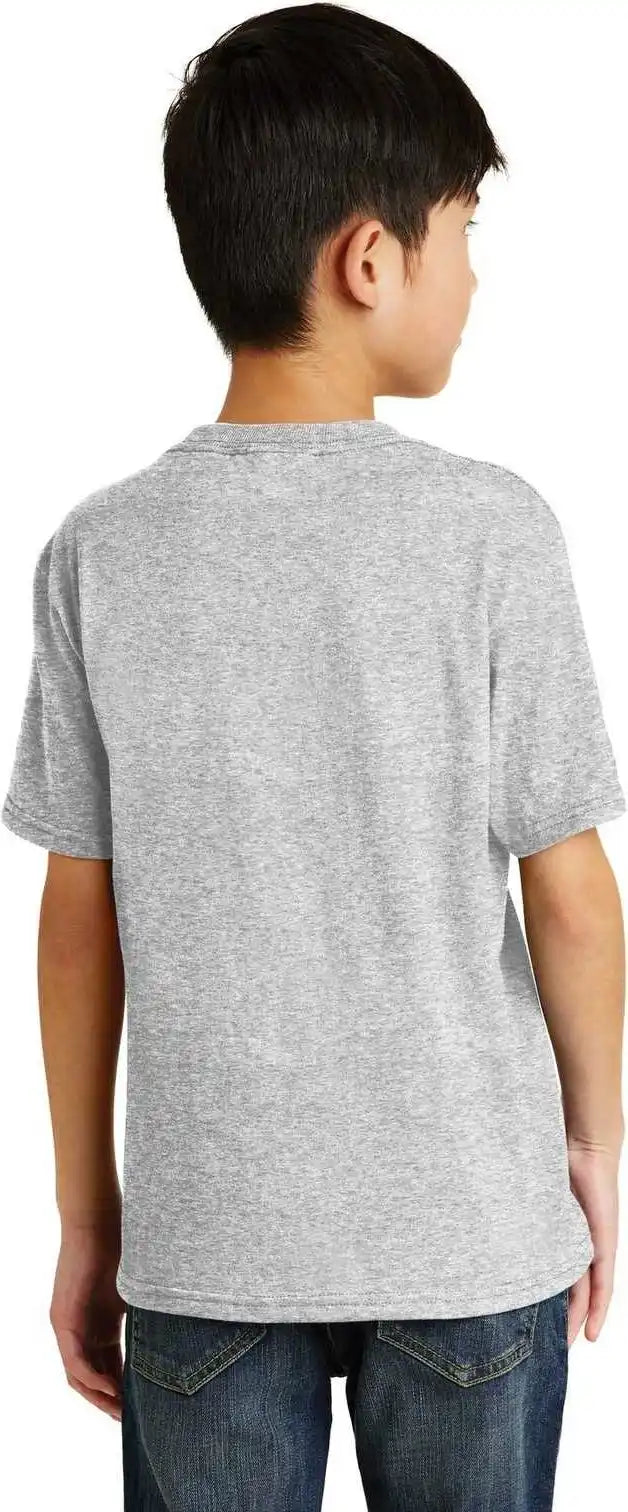 Port &amp; Company Pc55y Youth Core Blend Tee Ash