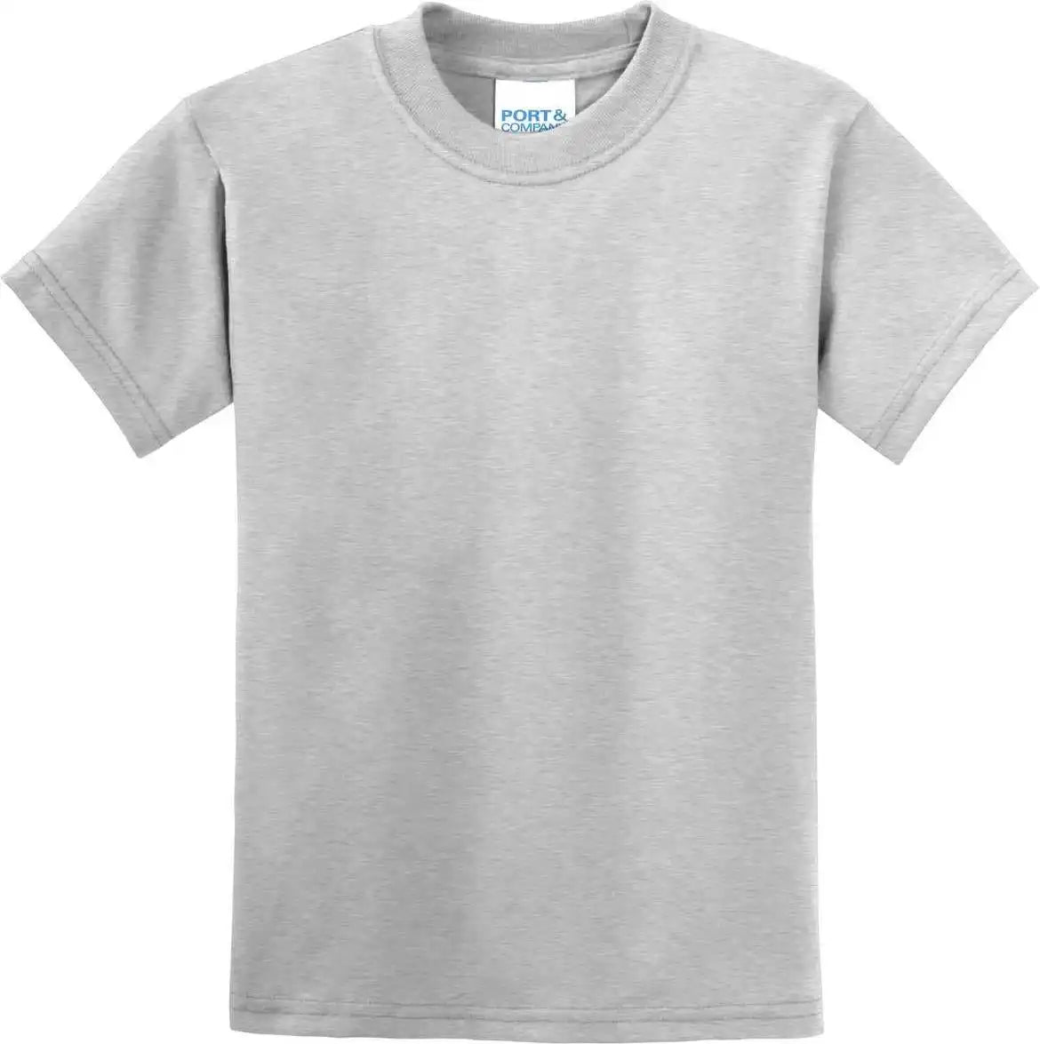 Port &amp; Company Pc55y Youth Core Blend Tee Ash