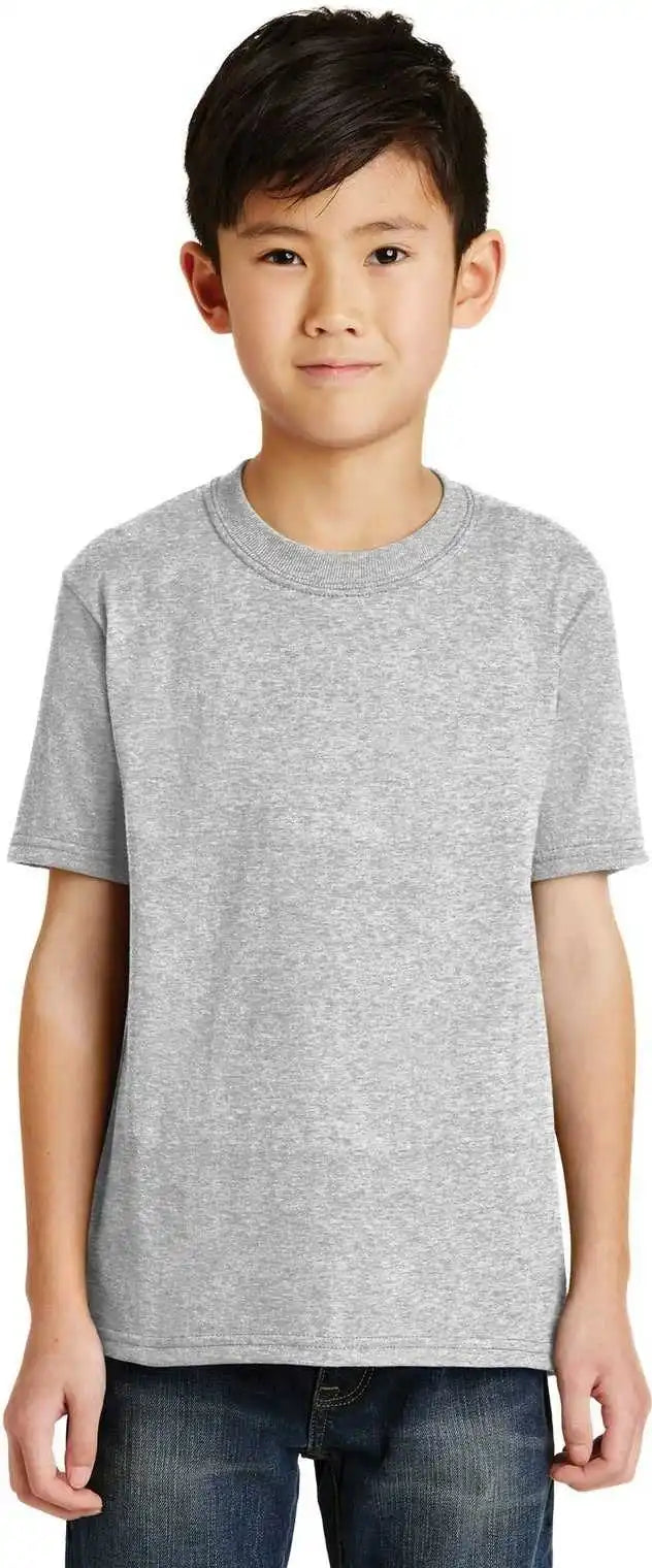 Port &amp; Company Pc55y Youth Core Blend Tee Ash