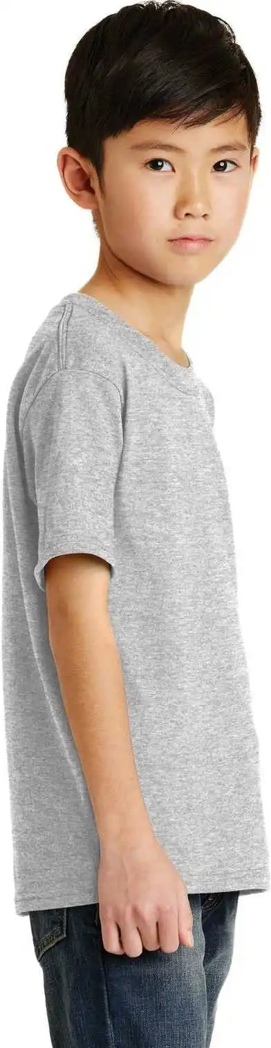 Port &amp; Company Pc55y Youth Core Blend Tee Ash