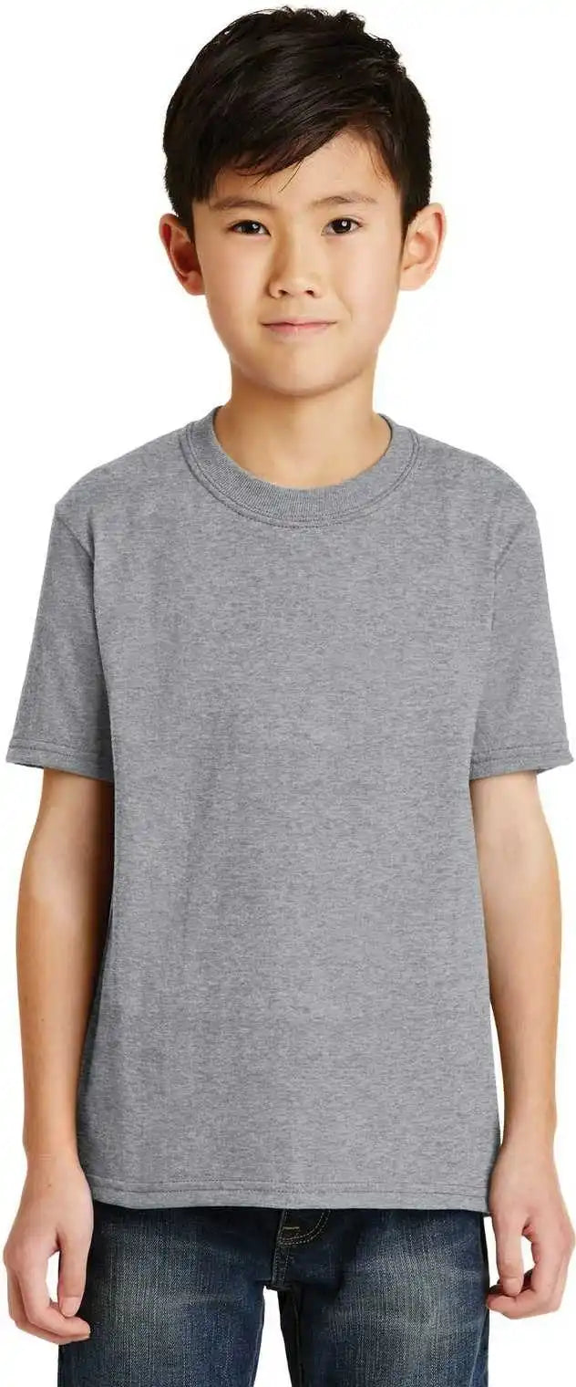 Port &amp; Company Pc55y Youth Core Blend Tee Athletic Heather