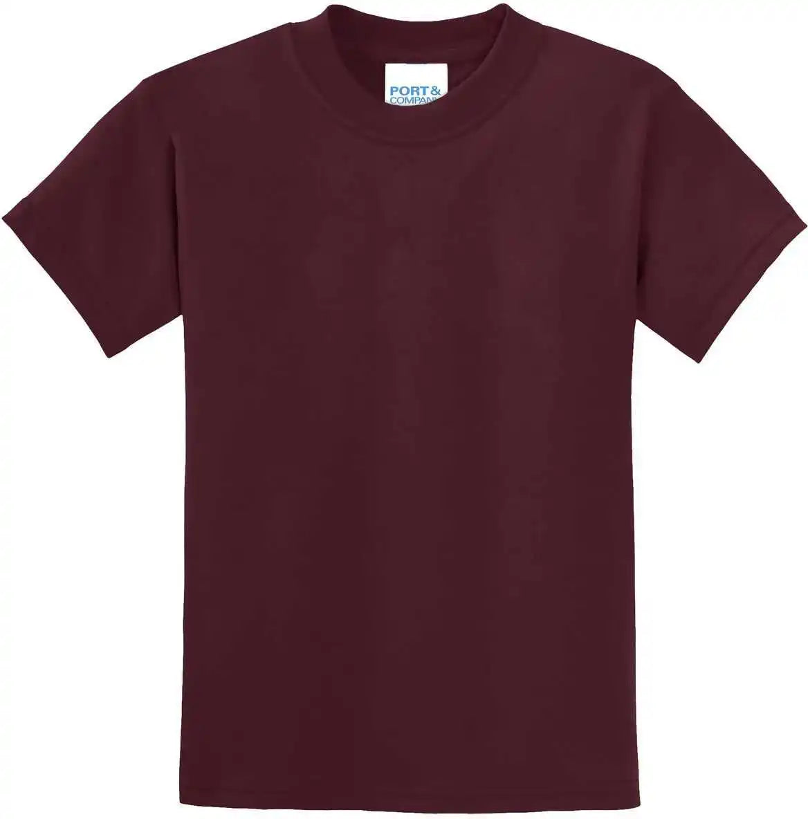 Port &amp; Company Pc55y Youth Core Blend Tee Athletic Maroon