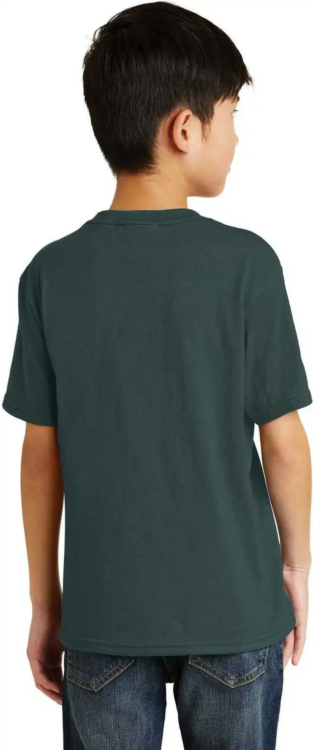 Port &amp; Company Pc55y Youth Core Blend Tee Dark Green