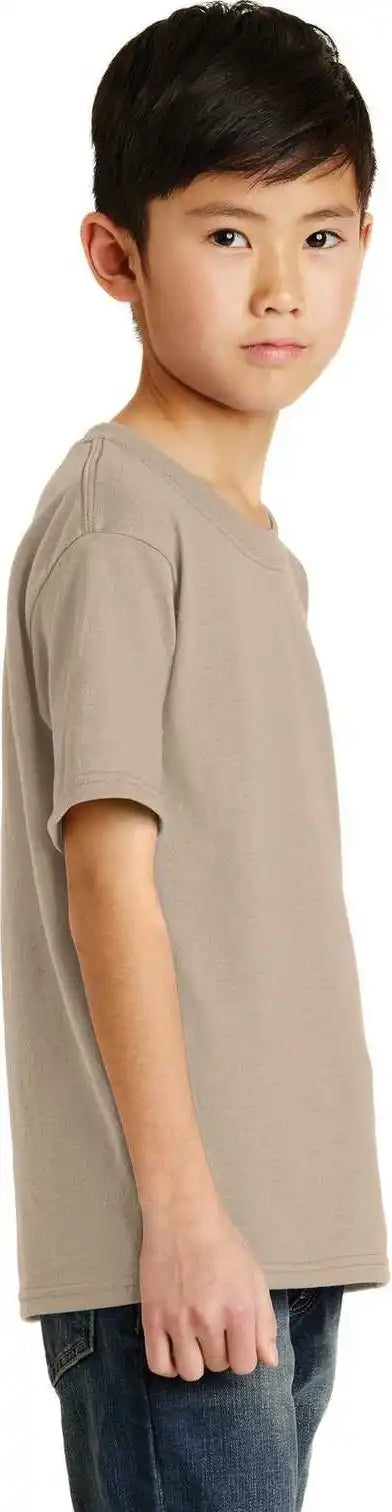 Port &amp; Company Pc55y Youth Core Blend Tee - Desert Sand