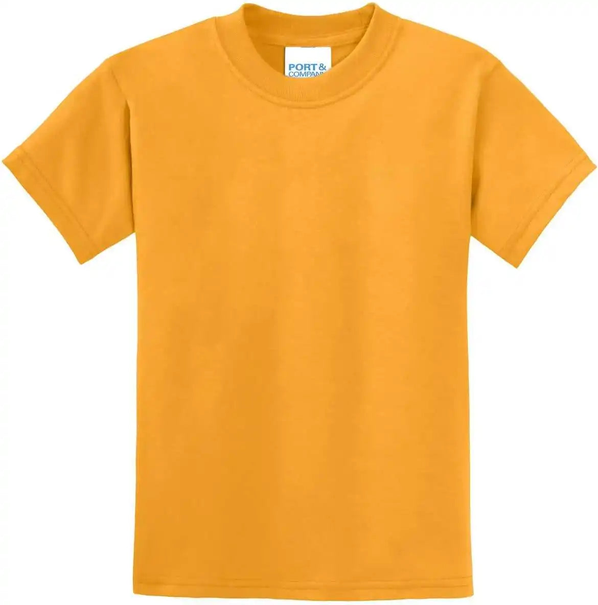 Port &amp; Company Pc55y Youth Core Blend Tee Gold