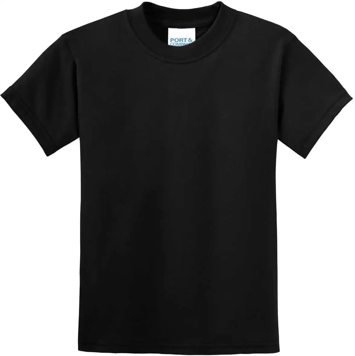 Port &amp; Company Pc55y Youth Core Blend Tee Jet Black