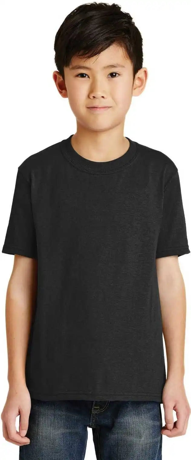 Port &amp; Company Pc55y Youth Core Blend Tee Jet Black