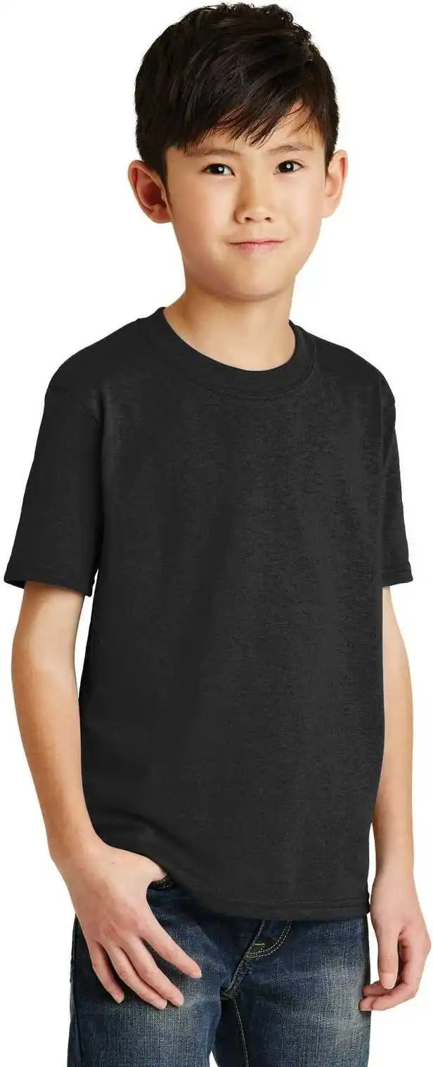 Port &amp; Company Pc55y Youth Core Blend Tee Jet Black