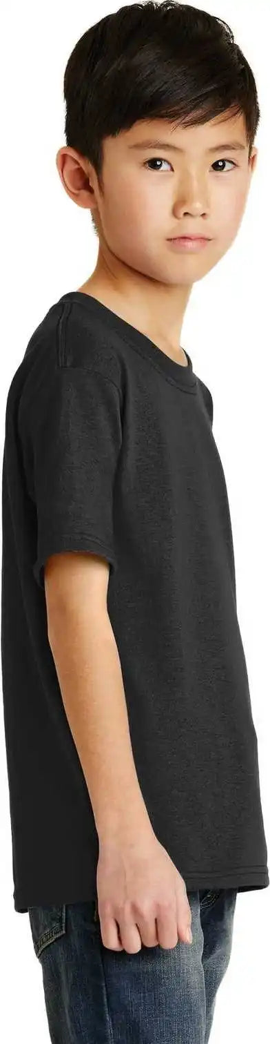 Port &amp; Company Pc55y Youth Core Blend Tee Jet Black