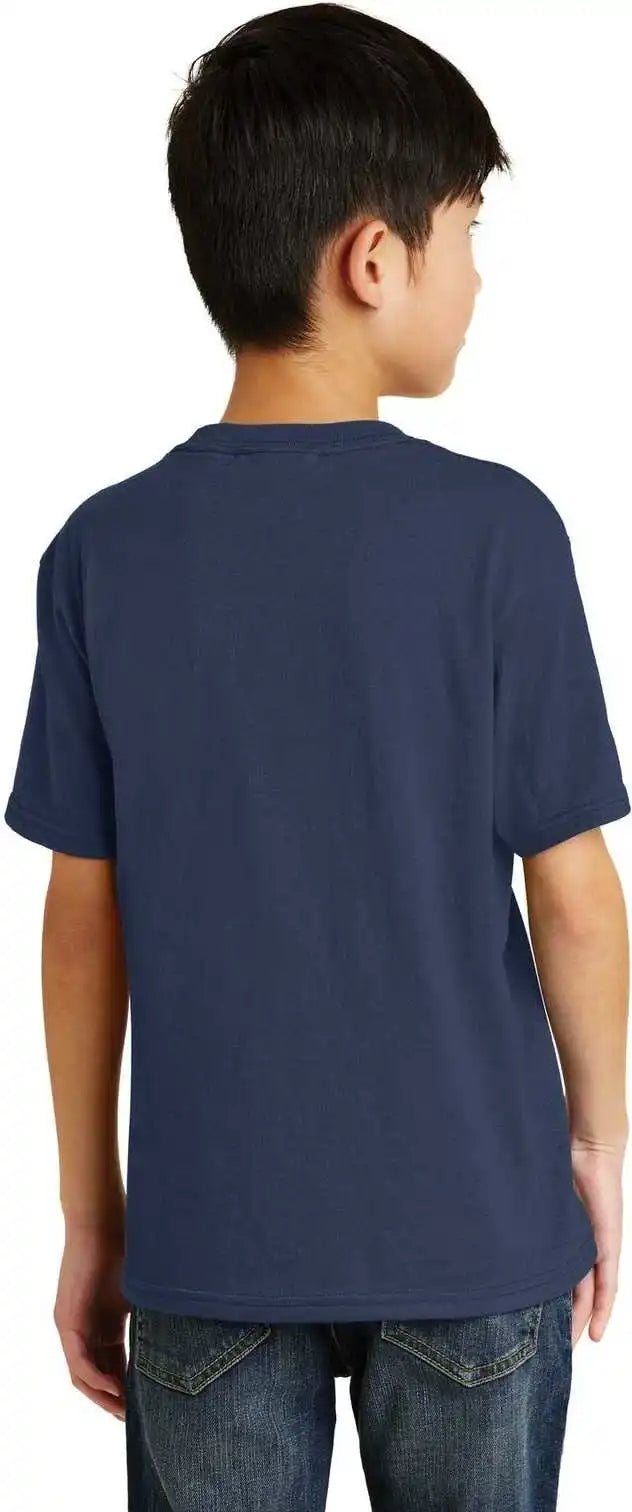 Port &amp; Company Pc55y Youth Core Blend Tee Navy