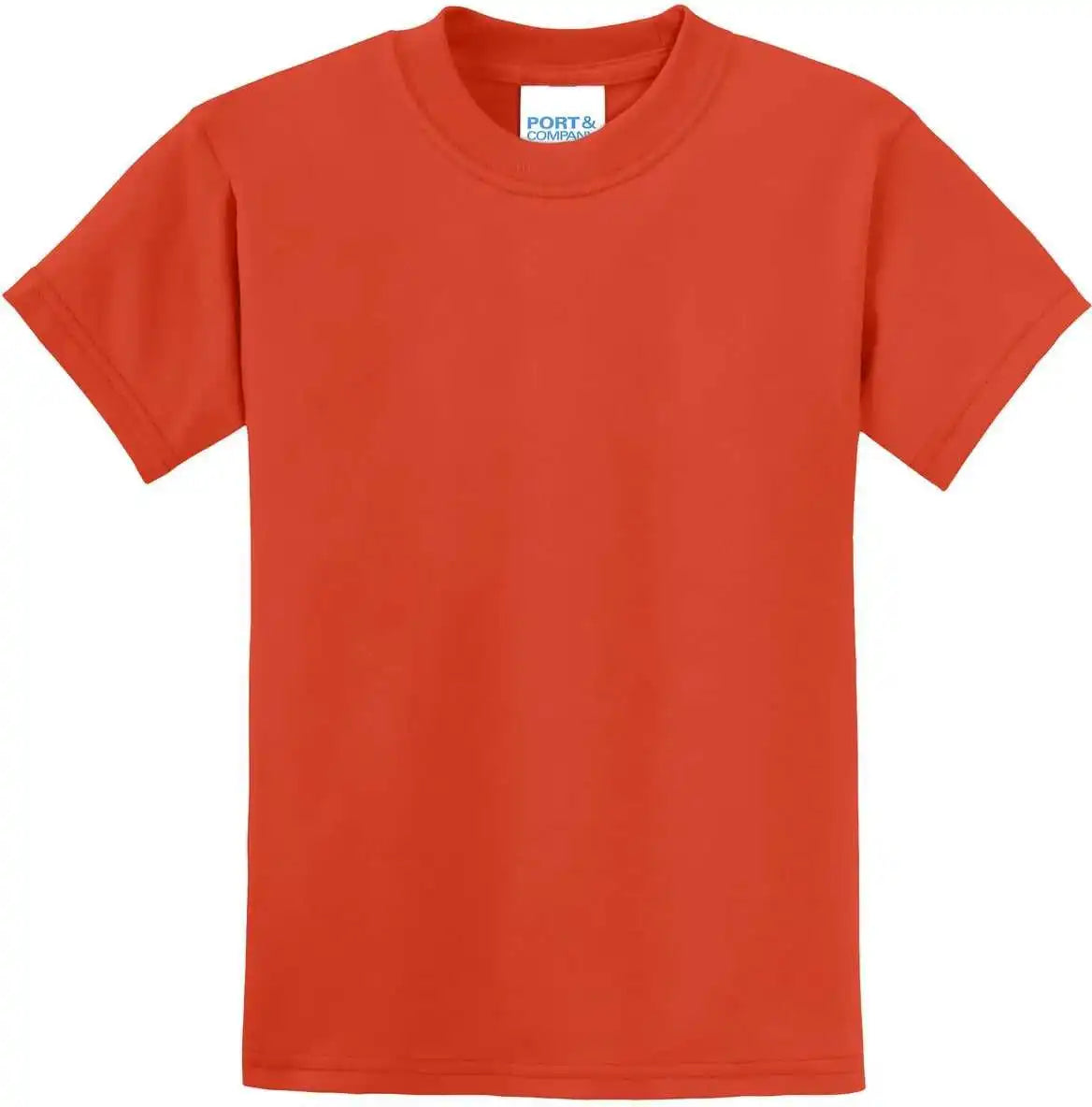 Port &amp; Company Pc55y Youth Core Blend Tee Orange