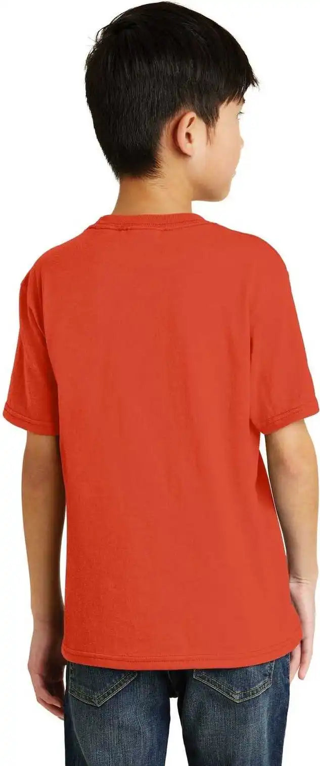 Port &amp; Company Pc55y Youth Core Blend Tee Orange