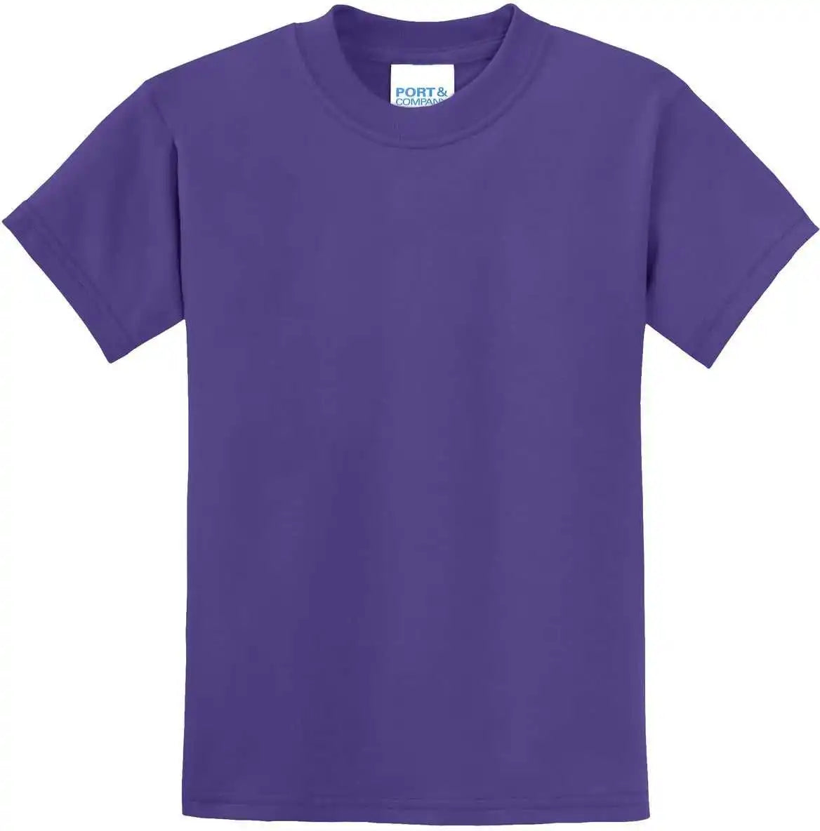Port &amp; Company Pc55y Youth Core Blend Tee Purple
