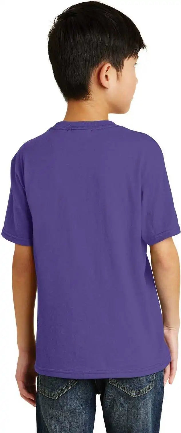 Port & Company Pc55y Youth Core Blend Tee Purple
