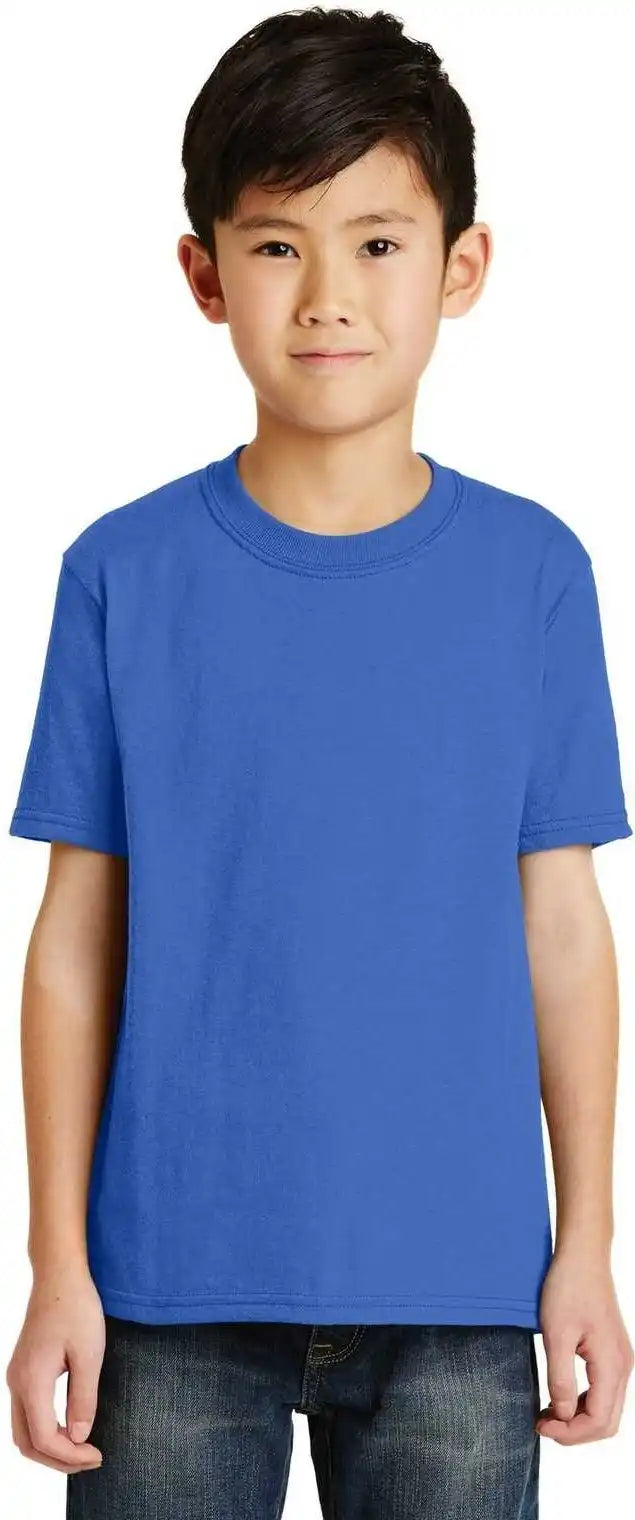 Port &amp; Company Pc55y Youth Core Blend Tee Royal