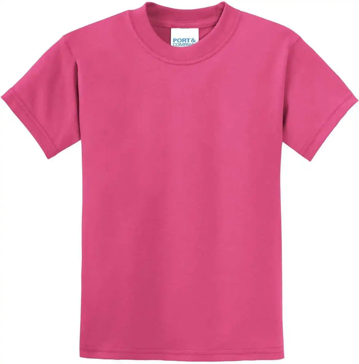 Port & Company Pc55y Youth Core Blend Tee - Sangria