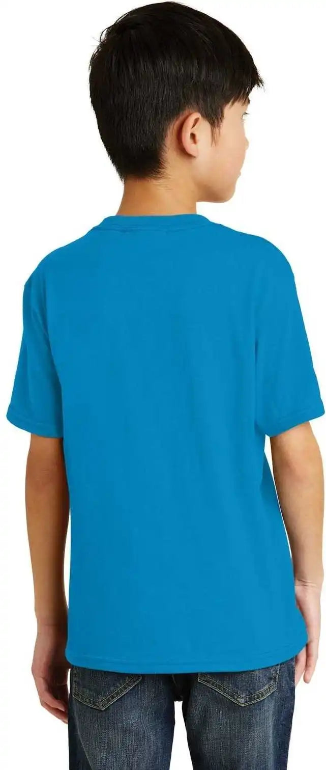 Port & Company Pc55y Youth Core Blend Tee Sapphire
