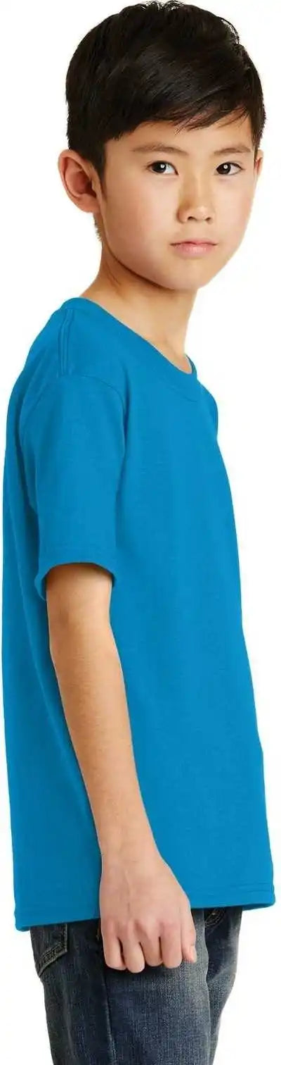Port &amp; Company Pc55y Youth Core Blend Tee Sapphire
