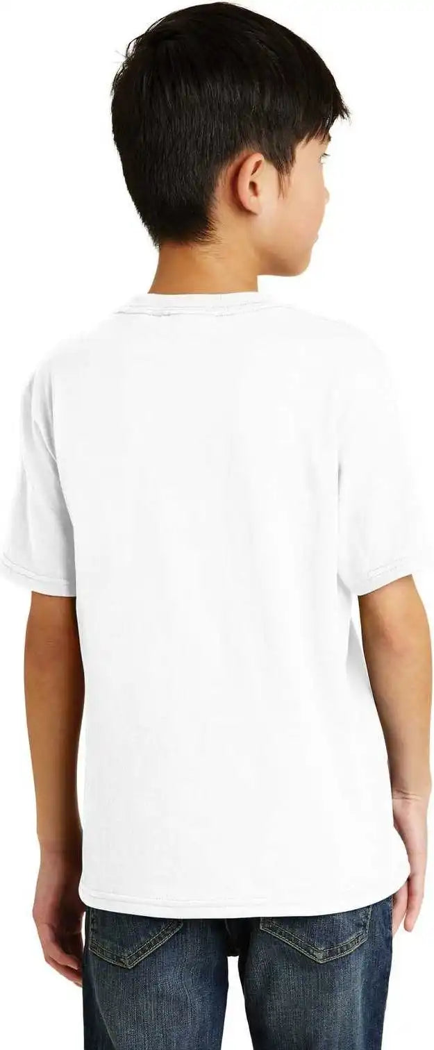 Port &amp; Company Pc55y Youth Core Blend Tee White