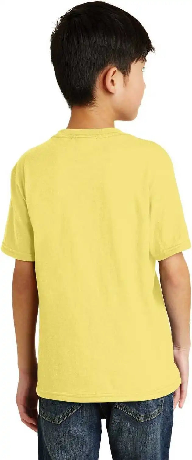Port &amp; Company Pc55y Youth Core Blend Tee - Yellow