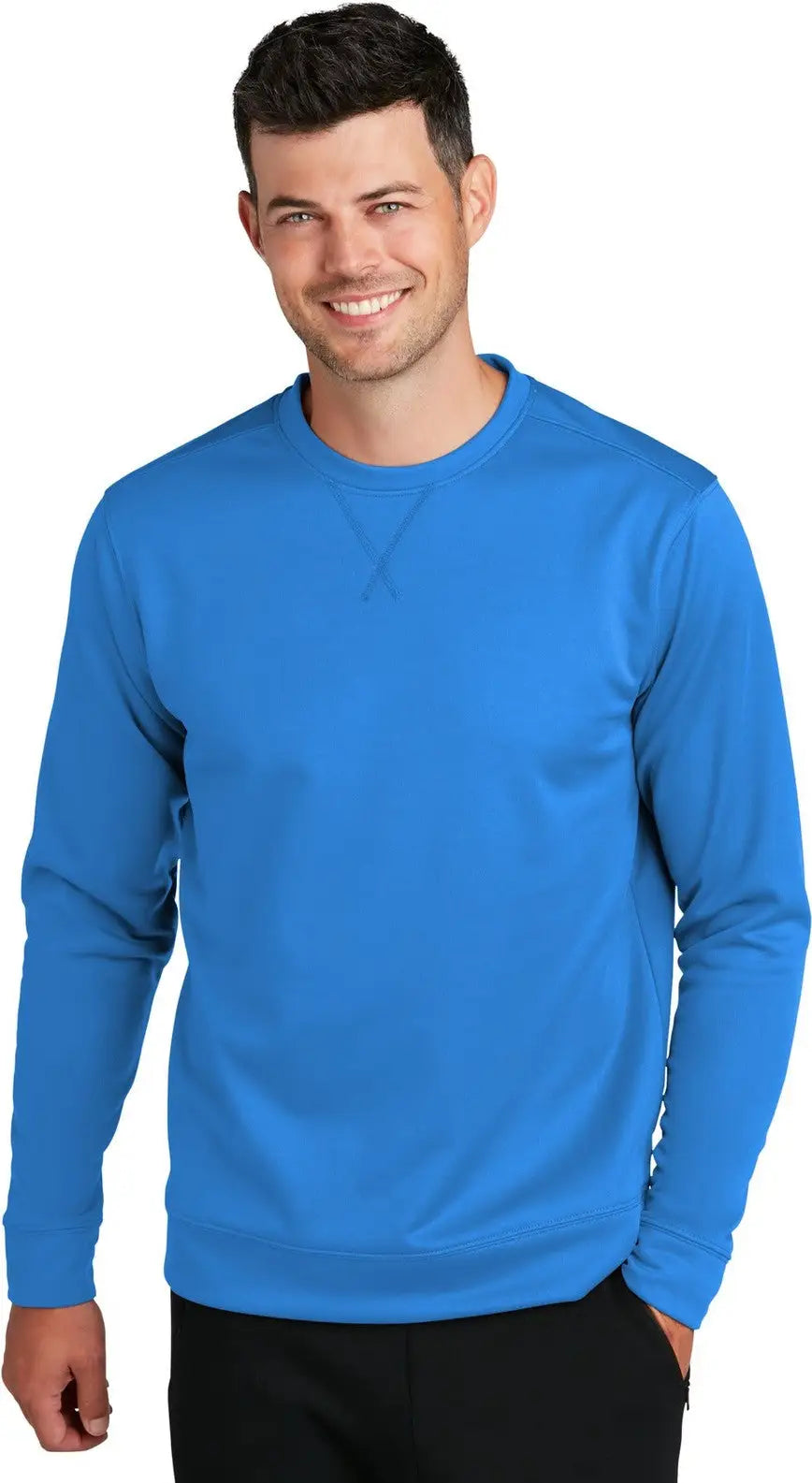 Port & Company Pc590 co Performance Fleece Crewneck Sweatshirt - Royal - Adult s