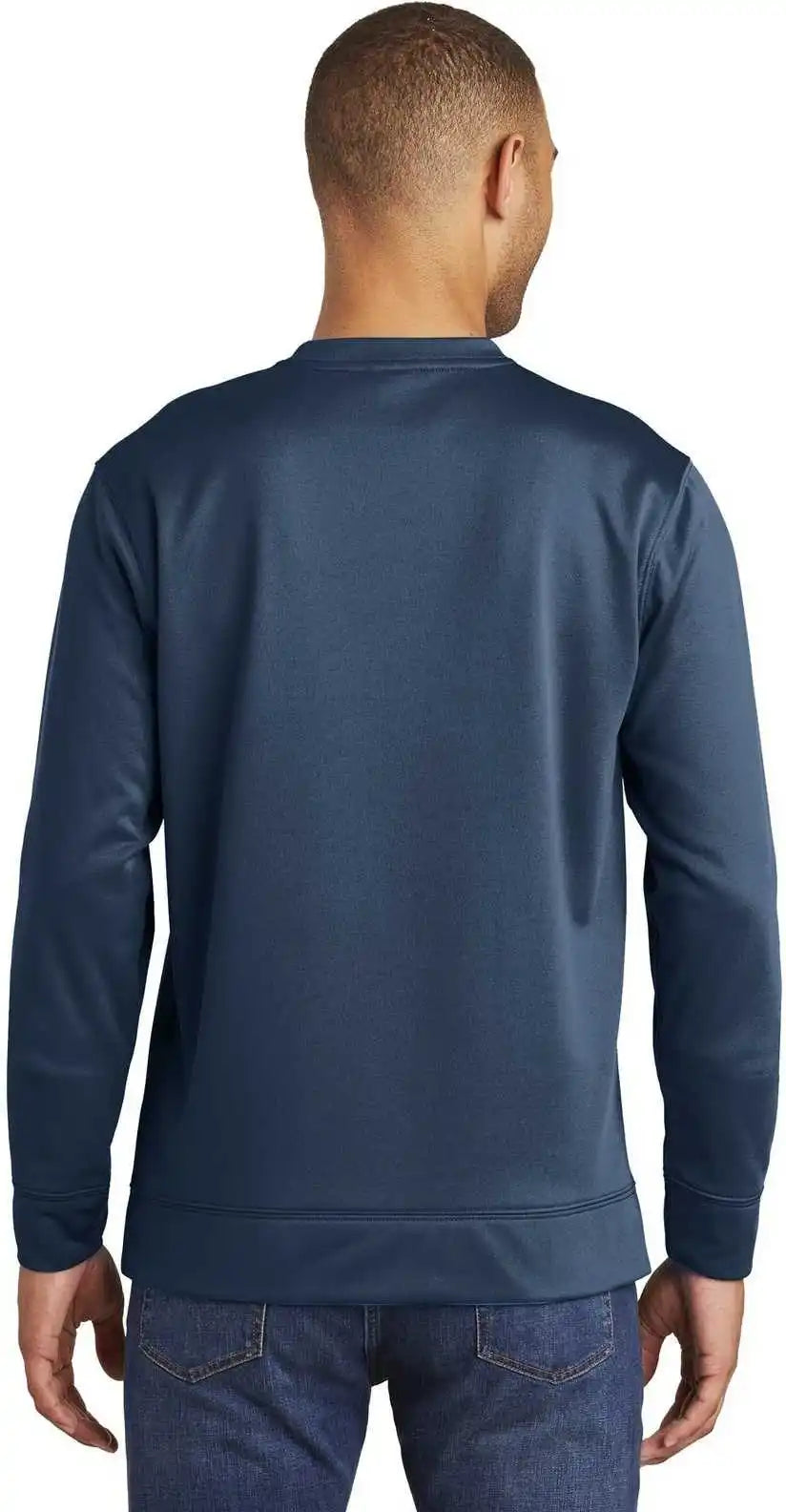 Port & Company Pc590 Fleece Crewneck Sweatshirt Deep Navy