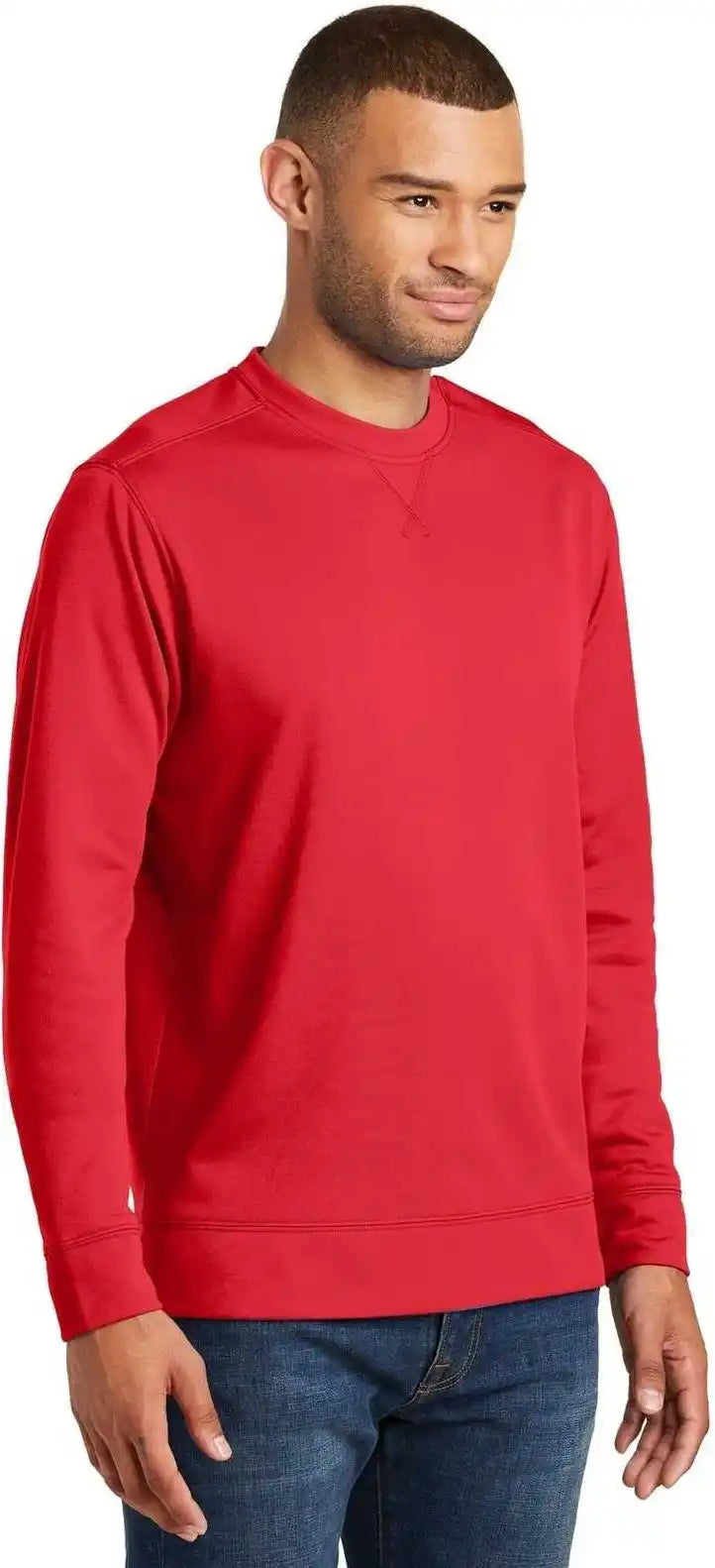 Port &amp; Company Pc590 Fleece Crewneck Sweatshirt - Red