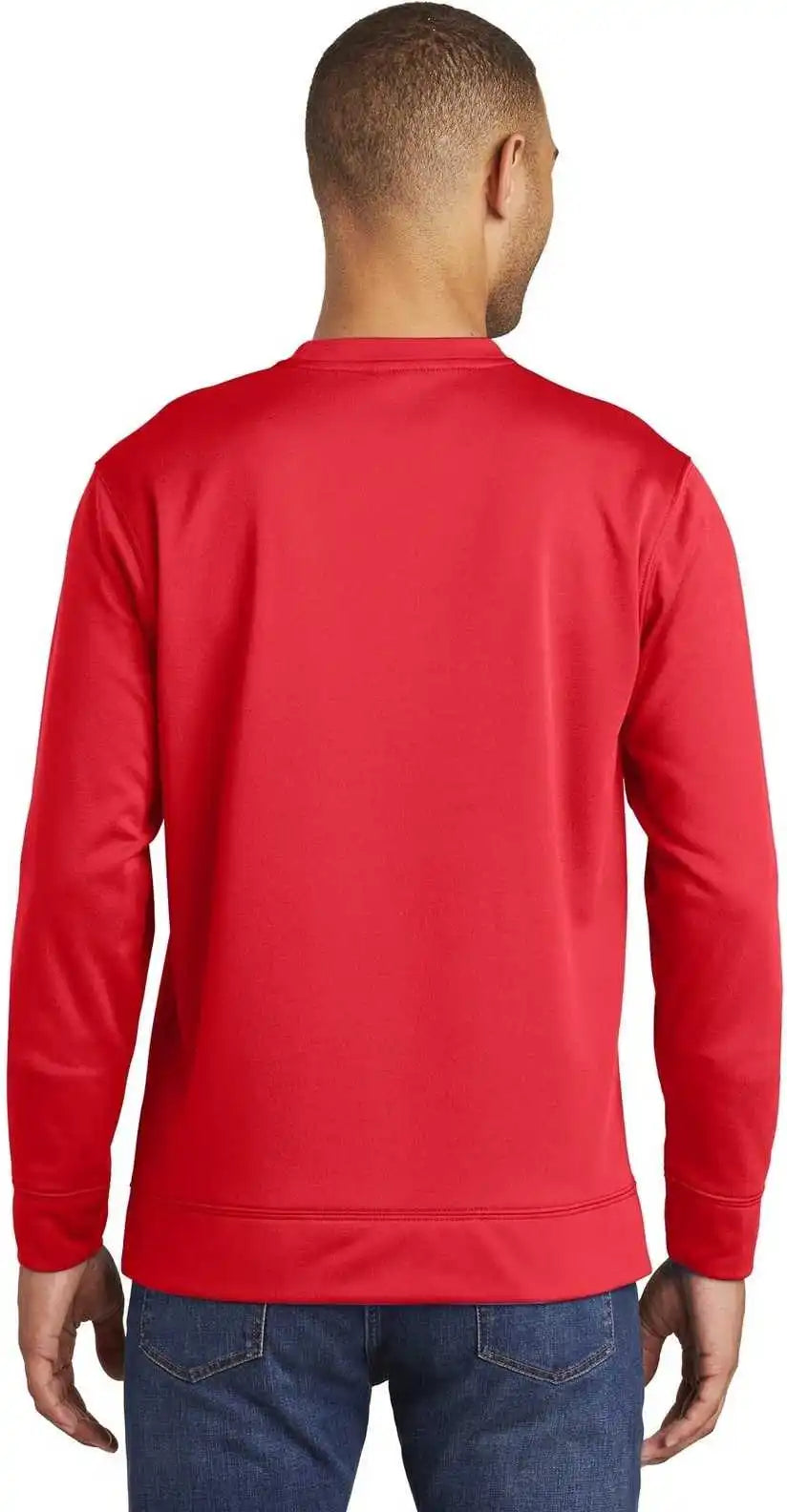 Port & Company Pc590 Fleece Crewneck Sweatshirt - Red