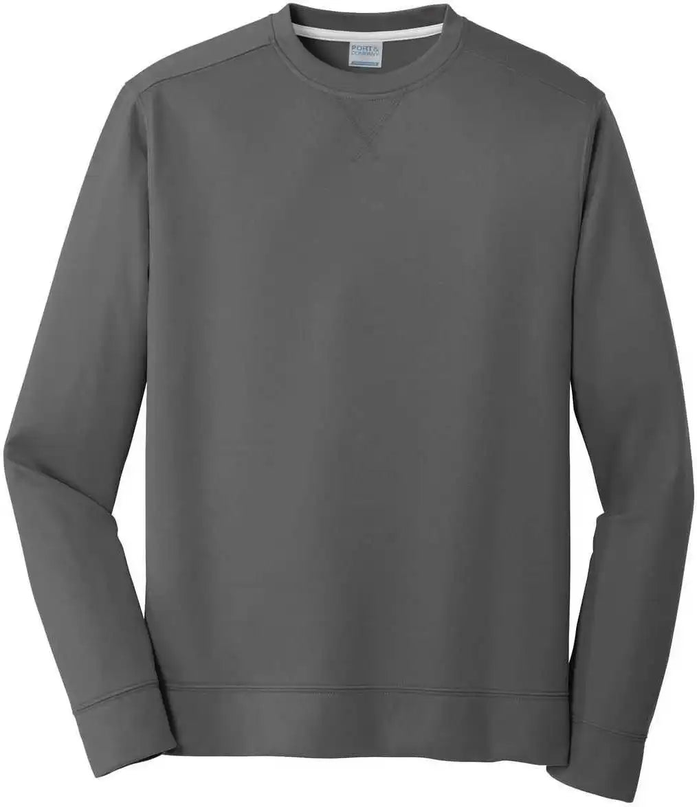 Port &amp; Company Pc590 Performance Fleece Crewneck Sweatshirt - Charcoal