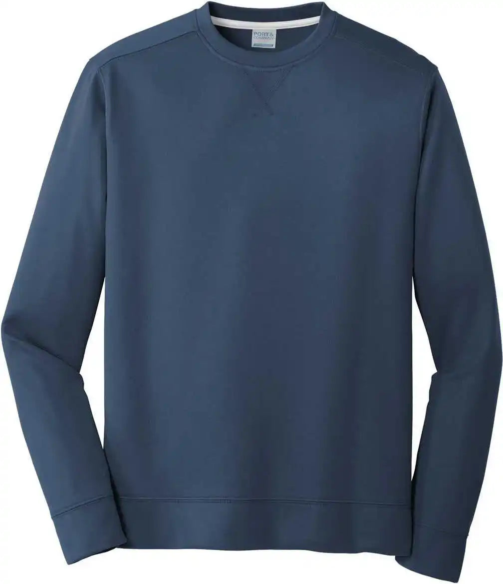 Port &amp; Company Pc590 Performance Fleece Crewneck Sweatshirt - Deep Navy