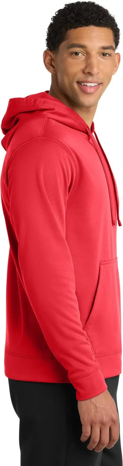 Port & Company Pc590h co Performance Fleece Pullover Hooded Sweatshirt - Red