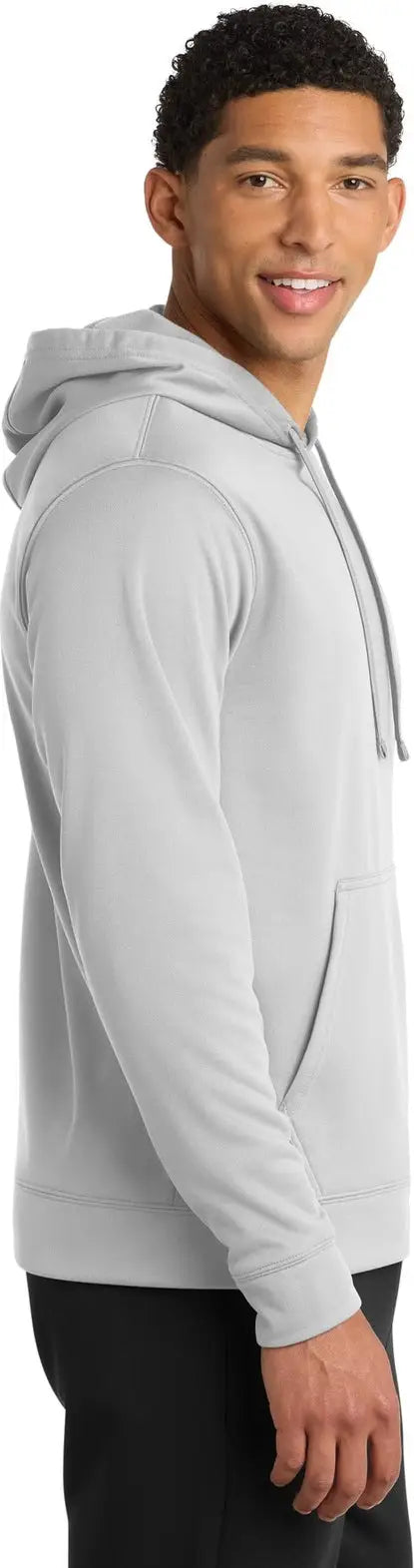 Port & Company Pc590h co Performance Fleece Pullover Hooded Sweatshirt - Silver