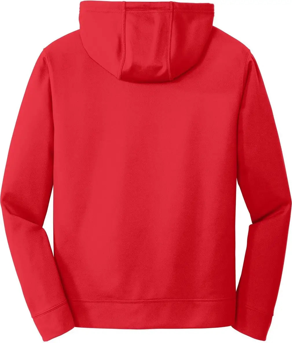 Port & Company Pc590h co Performance Fleece Pullover Hooded Sweatshirt - Red - Adult s