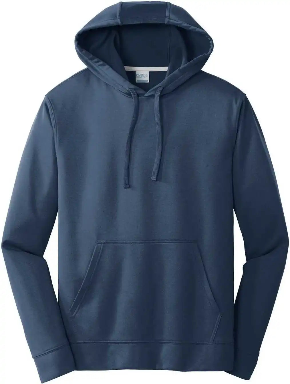 Port &amp; Company Pc590h Performance Fleece Pullover Hooded Sweatshirt Deep Navy