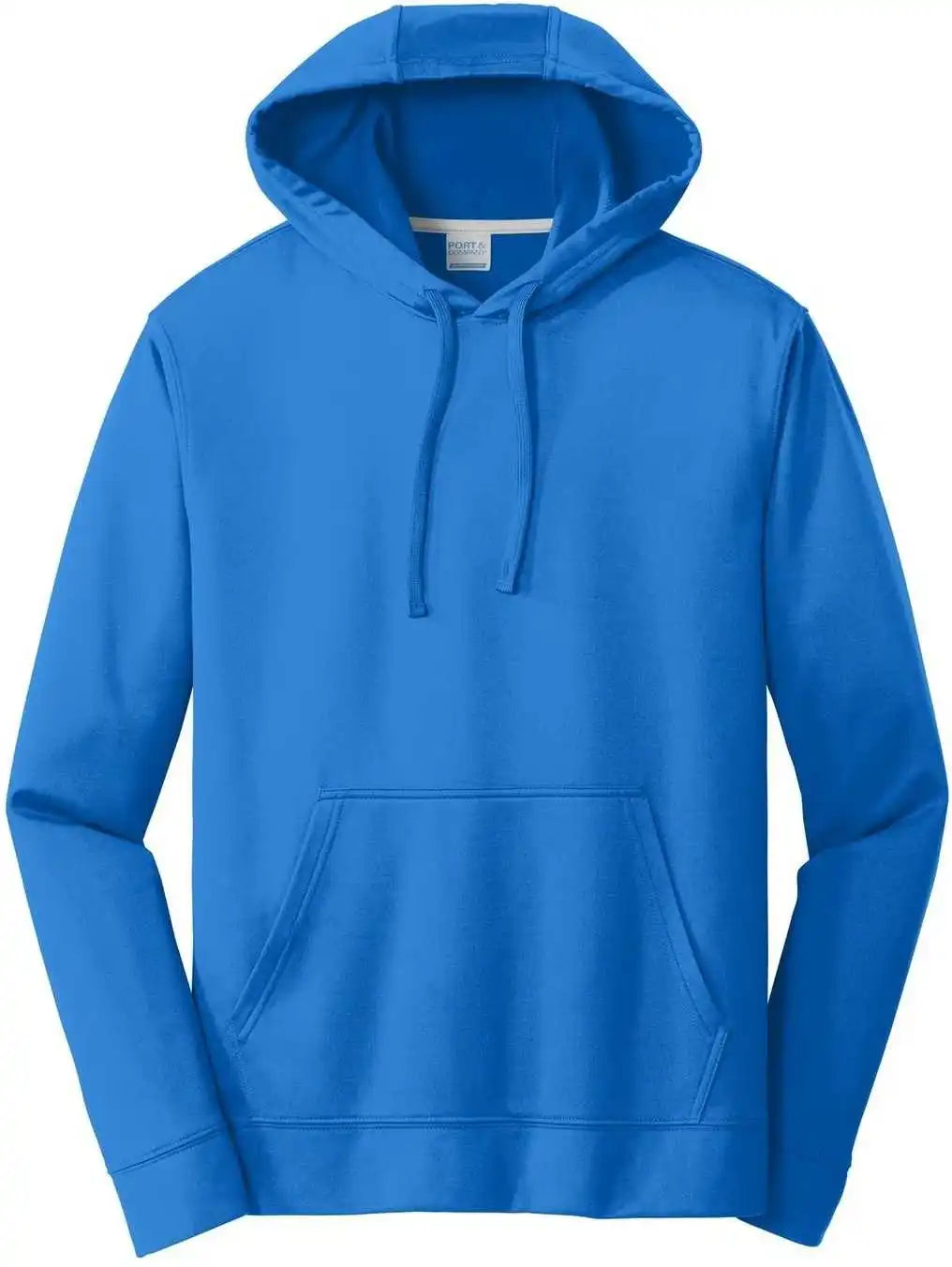 Port &amp; Company Pc590h Performance Fleece Pullover Hooded Sweatshirt Royal