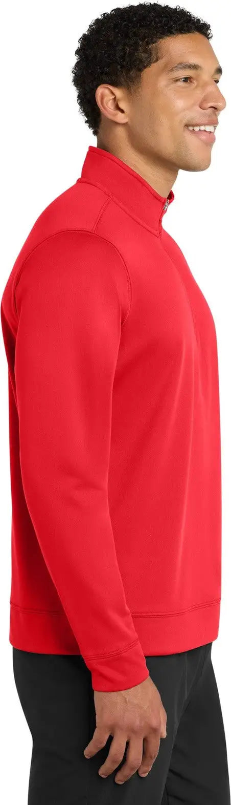 Port & Company Pc590q co Performance Fleece 1/4-zip Pullover Sweatshirt - Red