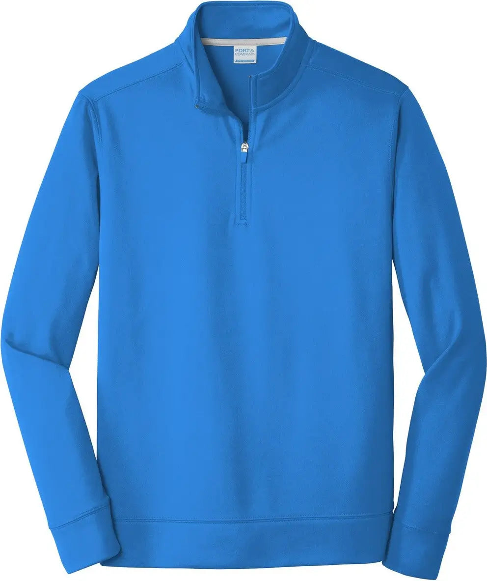 Port & Company Pc590q co Performance Fleece 1/4-zip Pullover Sweatshirt - Royal