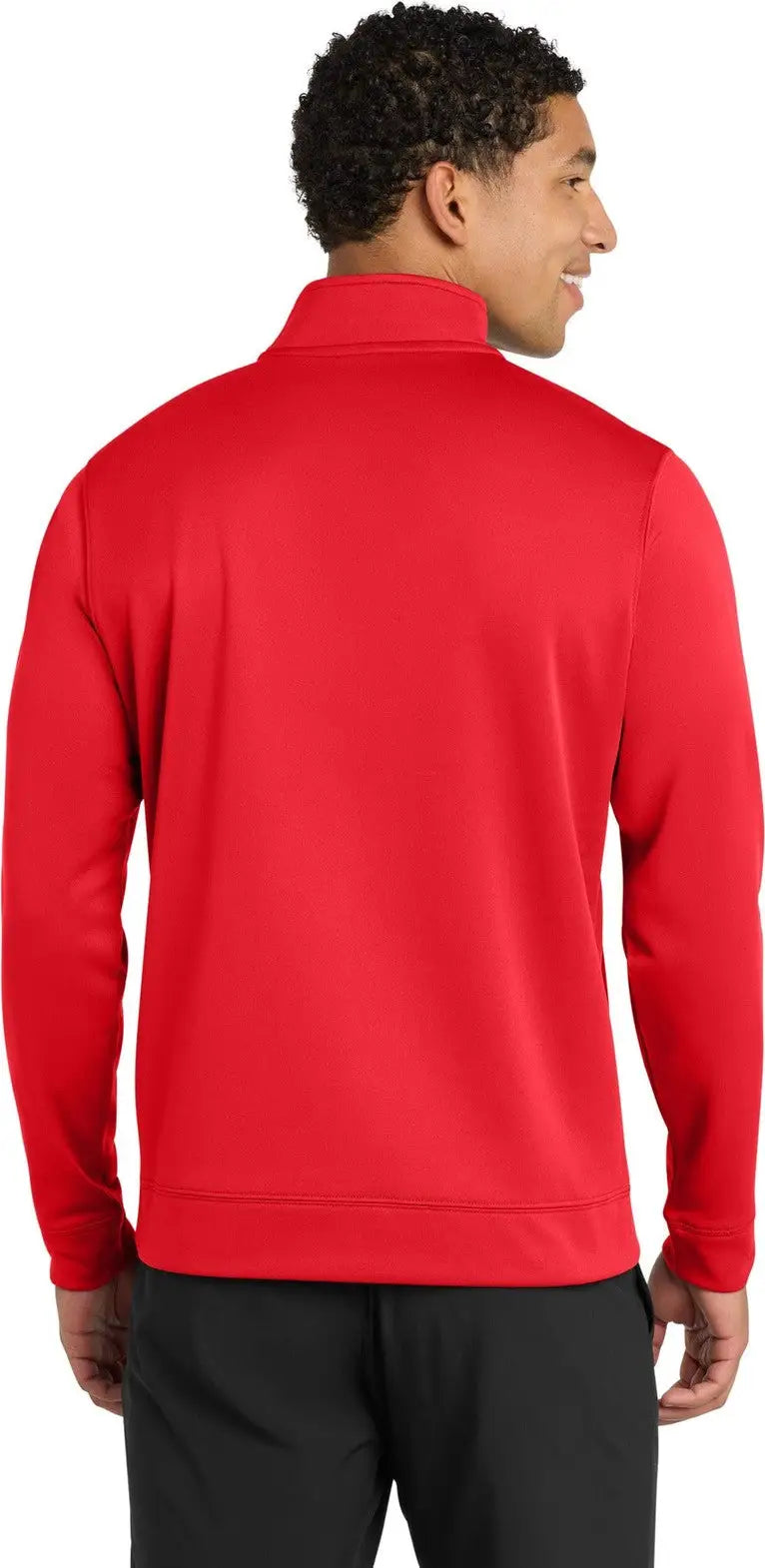 Port & Company Pc590q co Performance Fleece 1/4-zip Pullover Sweatshirt - Red